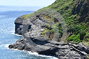 View from Kilauea Point on Kauai Island in Hawaii