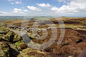 View from Kinder Scout England photo