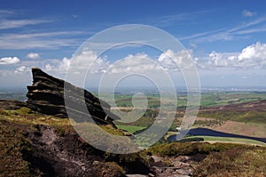 View from Kinder Scout (Peak District , England)