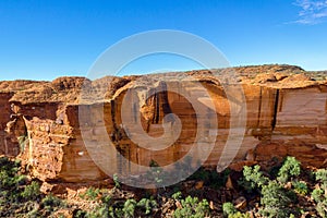 view of the Kings Canyon, Watarrka National Park, Northern Territory, Australia