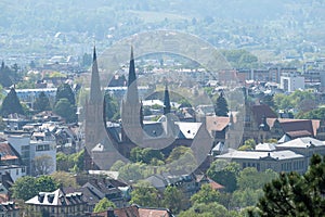 view from Kirchberg at Freiburg