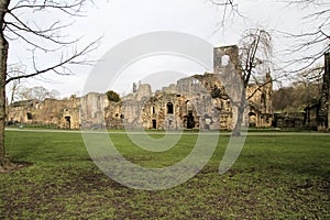 A view Of Kirkstall Abbey