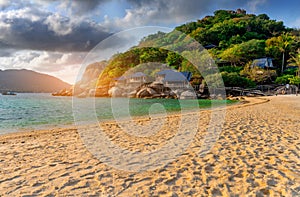 View of Koh Nangyuan island near Koh tao island,Surat thani,Thailand