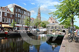 Koornbrug, Nieuwe Rijn, Leiden, Netherlands