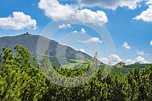 View from Kopa to ÅšnieÅ¼ka mountain top III