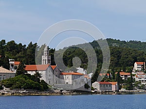 View at Korcula city in Croatia