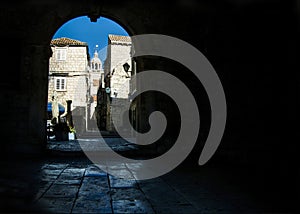 View at Korcula town  in Croatia