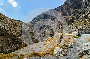 View in the Kourtaliotiko gorge, Crete