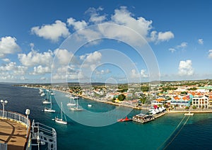 View of the Port of Kralendijk, Bonaire photo