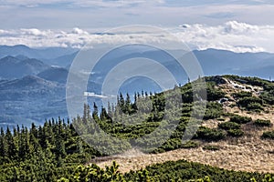 View Kralova Hola peak, Slovakia