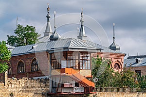 View of the Krasnaya Sloboda village in the Guba region, Azerbaijan photo