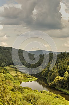 View from Krasov castle