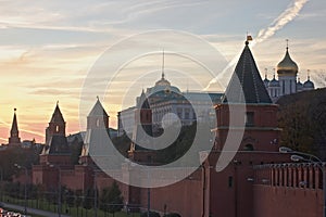 View of Kremlin in Moscow, Russia