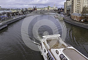 A view of the Kremlin from the Patriarchal bridge.