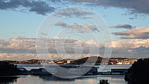 View on Kristiansund in More og Romsdal in Norway