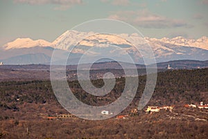 View of the Krn mountain