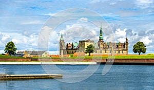 View of Kronborg Castle from Helsingor port - Denmark