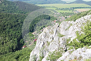 View from KrÅ¡lenica to PlaveckÃ½ MikulÃ¡Å¡ village