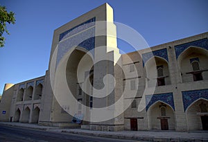 View of the Kukeldash Madrasa in Bukhara, Uzbekistan