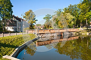 View of Kuldiga, Latvia