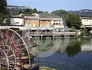 View at l`Isle-sur-la-Sorgue