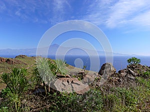 View from La Gomera to Tenerife