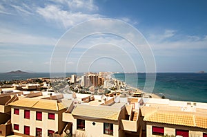 View of la Manga del Mar Menor