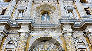 View of La Merced Church in Antigua Guatemala.Guatemala photo