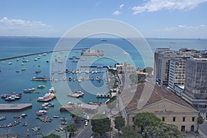 View of Lacerda Elevator and All Saints Bay