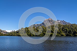View of Lago Escondido at Circuito Chico - Bariloche, Patagonia, Argentina