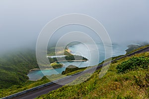 View of Lagoa do Fogo