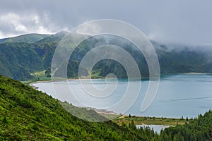 View of Lagoa do Fogo