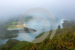 View of Lagoa do Fogo