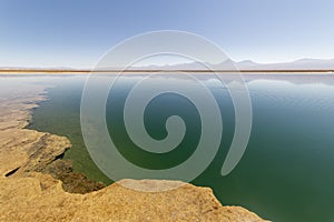 View of the Laguna Lagoon Cejar, Chile