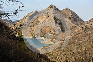 View of Lake Badi near Udaipur. India