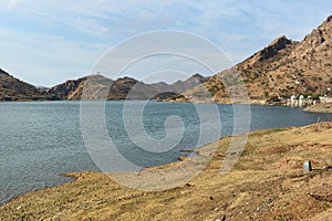 View of Lake Badi near Udaipur. India