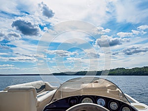 View of the Lake from the Boat photo