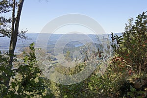 View on Lake Chatuge from Bell mountain