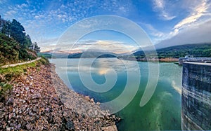 view of the lake on a clear day