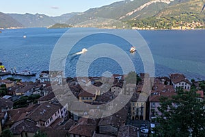 View of Lake Como and Bellagio Town