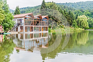 View of a lake in Dilijan town, Armen