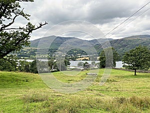 A view of the Lake District Countryside near Coniston Water