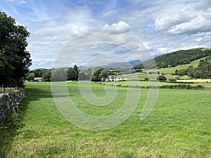 A view of the Lake District Countryside near Coniston Water