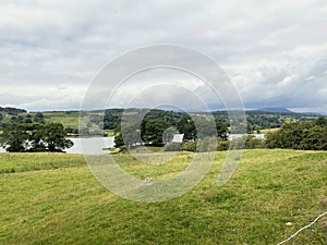 A view of the Lake District Countryside near Esthwaite Water