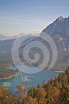 View at lake Eibsee