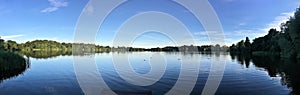 A view of the lake at Ellesmere