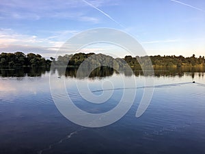 A view of the lake at Ellesmere