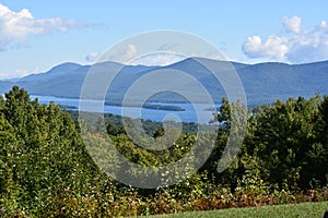 View of Lake George, from Prospect Mountain, in New York