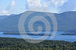 View of Lake George, from Prospect Mountain, in New York
