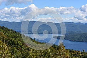 View of Lake George, from Prospect Mountain, in New York